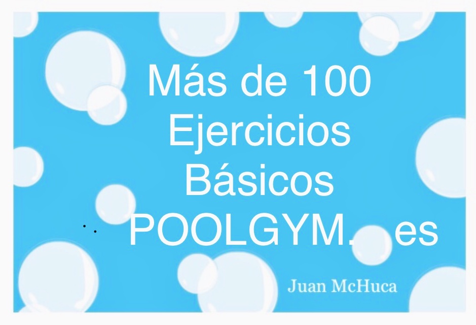 Cartel Más de 100 Ejercicios Básicos de POOL Gym .es